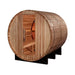 Golden Designs Zurich 4 Person Barrel with Bronze Privacy View Traditional Sauna (GDI-B024-01)