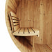 SaunaLife 2-4-Person E6 ERGO Series Barrel Sauna