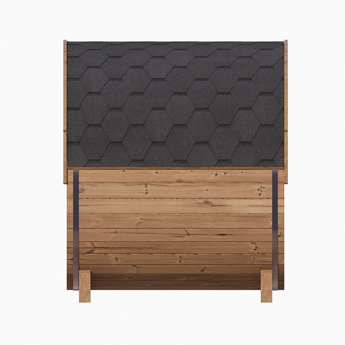 SaunaLife 2-4-Person E6 ERGO Series Barrel Sauna