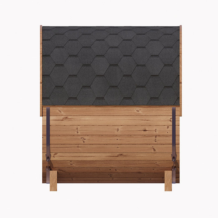 SaunaLife 2-4-Person E6 ERGO Series Barrel Sauna
