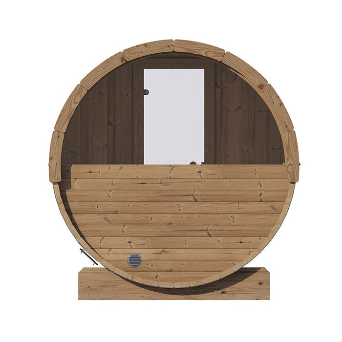 SaunaLife 2-4-Person E6W ERGO Series Barrel Sauna