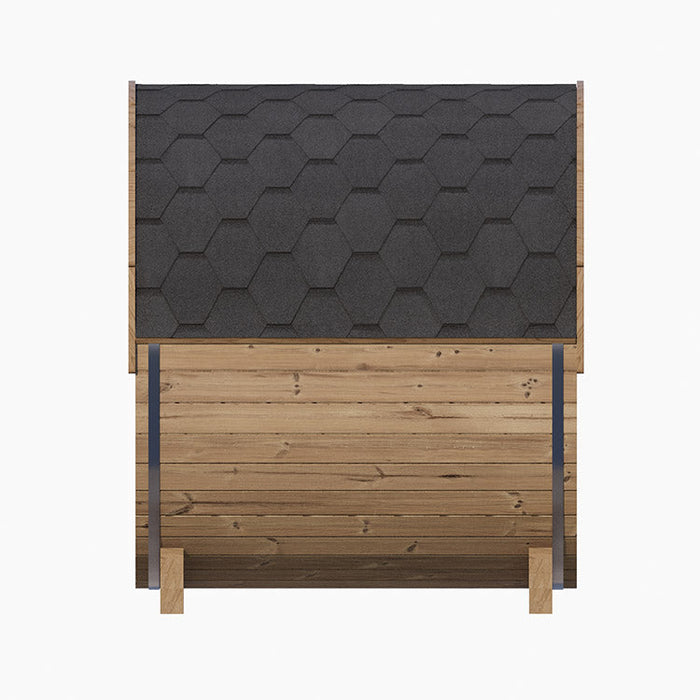 SaunaLife 2-4-Person E6W ERGO Series Barrel Sauna
