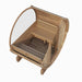 SaunaLife 2-4-Person E6W ERGO Series Barrel Sauna