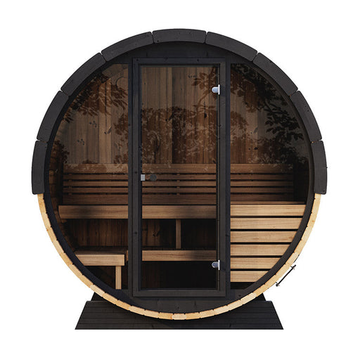 SaunaLife 2-4 Person EE6G ERGO Elegance Series Barrel Sauna
