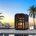 SaunaLife 2-Person CL3G Cube-Series Outdoor Home Sauna