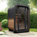 SaunaLife 2-Person CL3G Cube-Series Outdoor Home Sauna