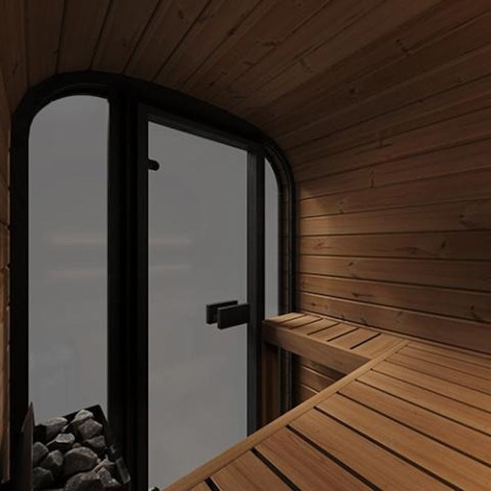 SaunaLife 2-Person CL3G Cube-Series Outdoor Home Sauna