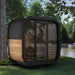 SaunaLife 3-Person CL4G Cube-Series Outdoor Home Sauna