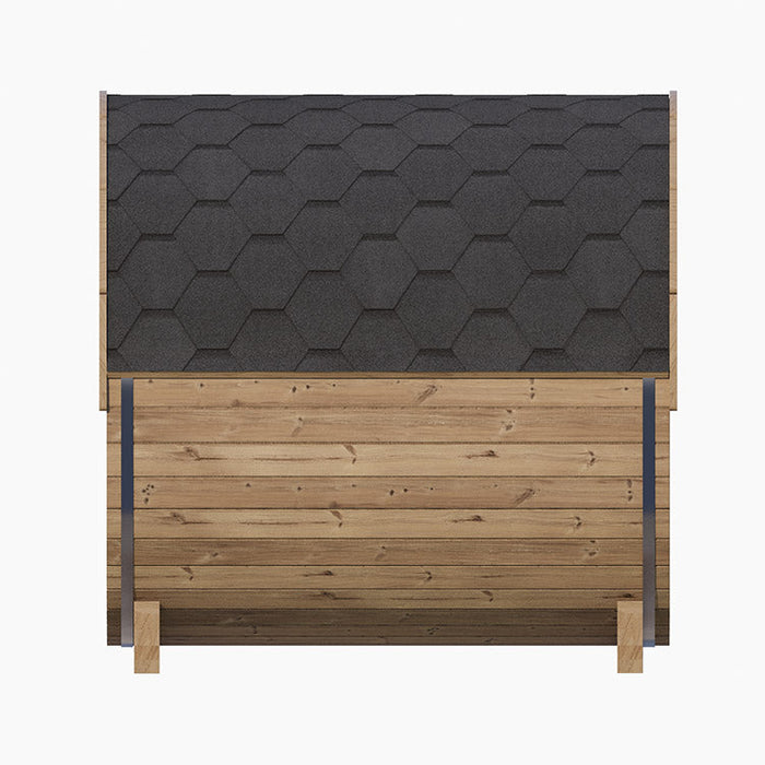 SaunaLife 4-Person E7 ERGO Series Barrel Sauna