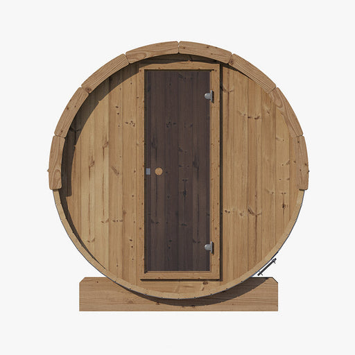 SaunaLife 4-Person E7 ERGO Series Barrel Sauna
