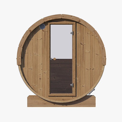 SaunaLife 4-Person E7W ERGO Series Barrel Sauna