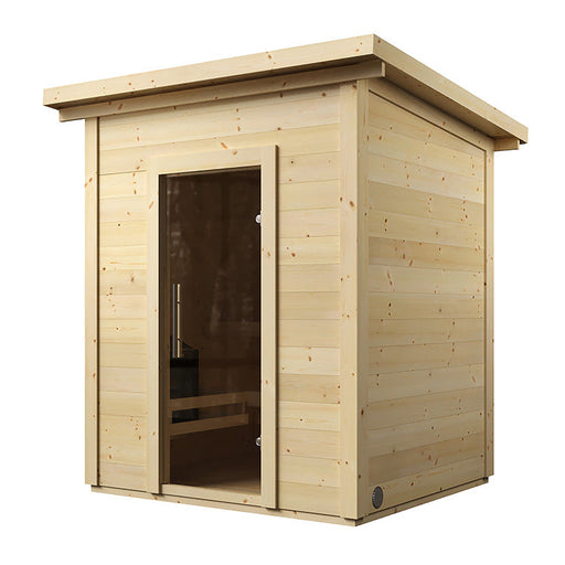 SaunaLife 4-Person G2 Outdoor Traditional Cabin Sauna