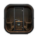 SaunaLife 6-Person CL7G Cube-Series Outdoor Home Sauna