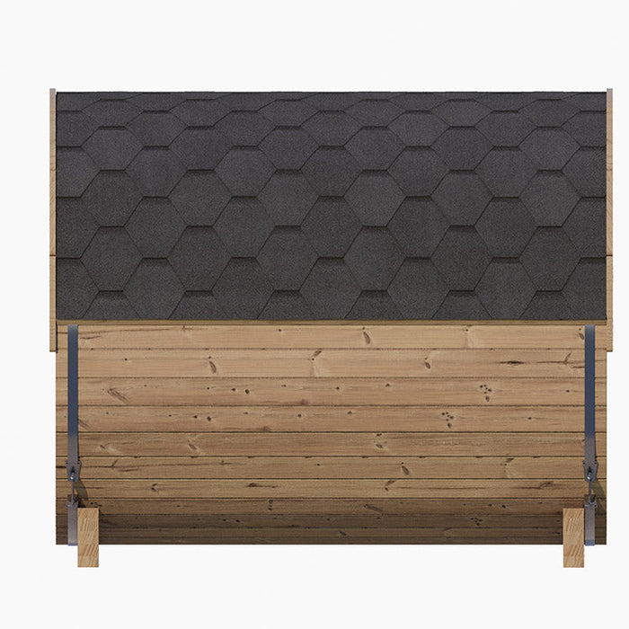 SaunaLife 6-Person E8 ERGO Series Barrel Sauna