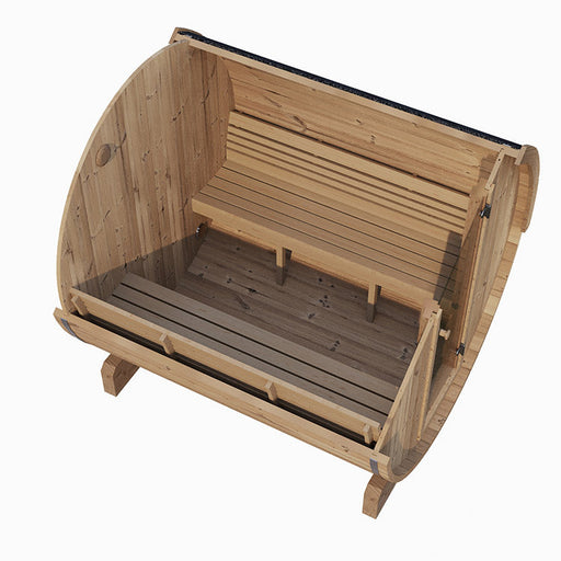 SaunaLife 6-Person E8 ERGO Series Barrel Sauna