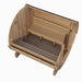 SaunaLife 6-Person E8 ERGO Series Barrel Sauna