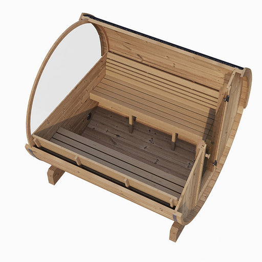 SaunaLife 6-Person E8W ERGO Series Barrel Sauna