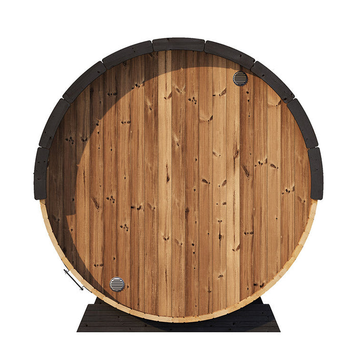 SaunaLife 6-Person EE8G ERGO Elegance Series Barrel Sauna