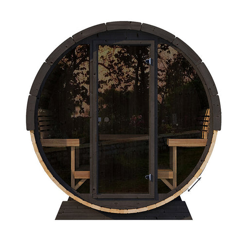 SaunaLife 6-Person EE8G ERGO Elegance Series Barrel Sauna