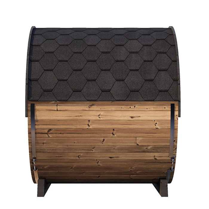 SaunaLife 6-Person EE8G ERGO Elegance Series Barrel Sauna