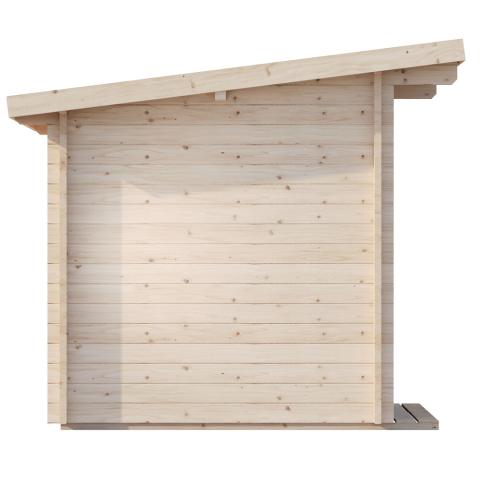 SaunaLife 6-Person G4 Outdoor Traditional Cabin Sauna