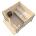 SaunaLife 6-Person G4 Outdoor Traditional Cabin Sauna