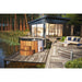 SaunaLife 6 Person Wood-Fired Hot Tub S4N/S4B