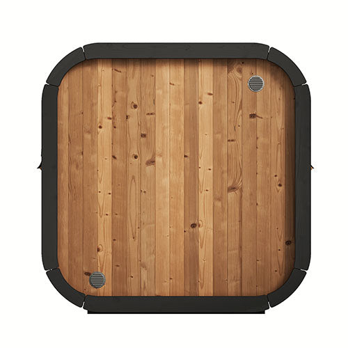SaunaLife Model CL5G Cube-Series 4-Persons Outdoor Home Sauna Kit