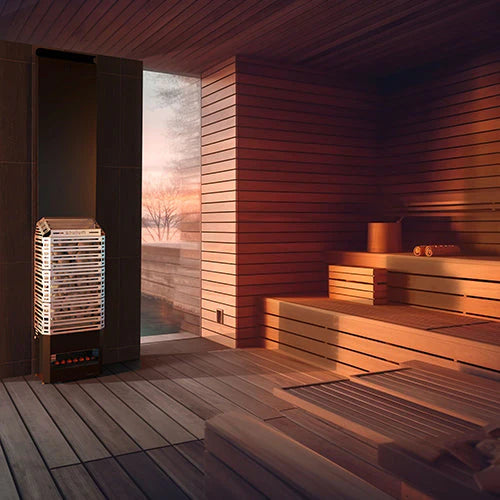 Saunum Air 7 Air Series 6.4kW Electric Sauna Heater with Climate Equalizer