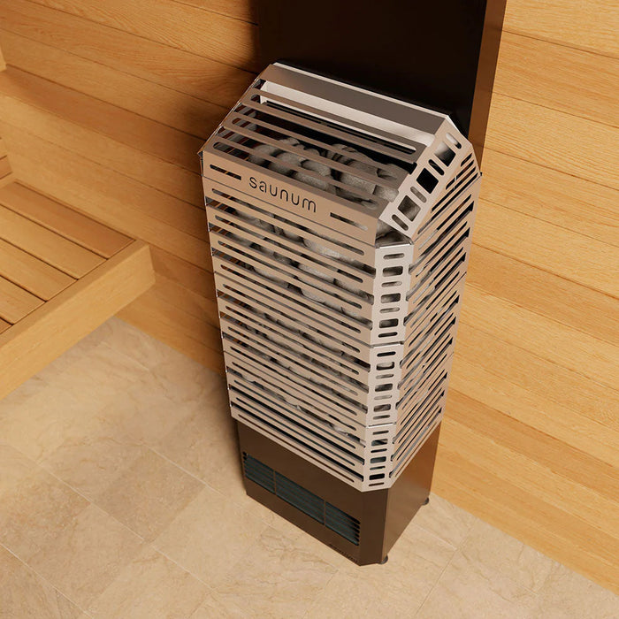 Saunum Air 7 Air Series 6.4kW Electric Sauna Heater with Climate Equalizer