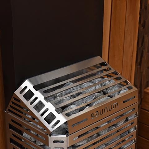 Saunum AIR L 13 Sauna Heater, 13kW w/Climate Equalizer